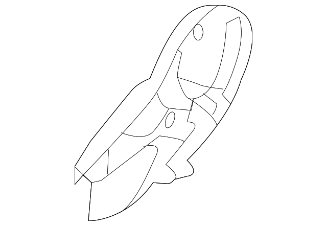 87325-3NF1A Деталь HINGE COVER, LEFT