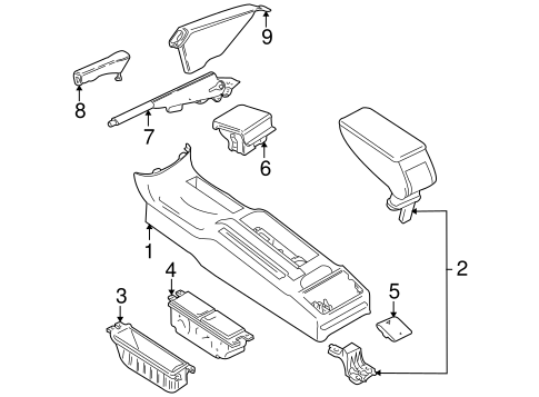 A4 REAR CONSOLE