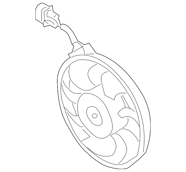 7L6-959-455 Деталь FAN & MOTOR, RIGHT