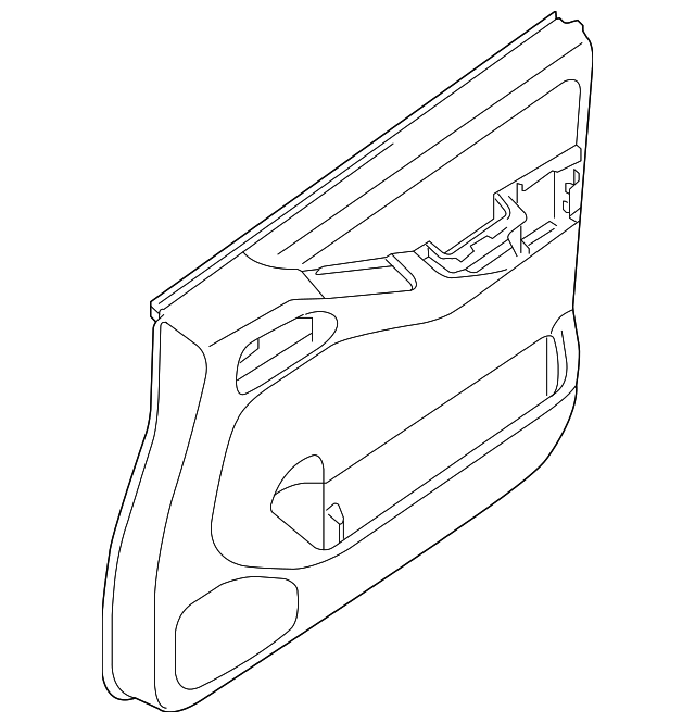 8372082Z00 Деталь DOOR TRIM PANEL, LEFT