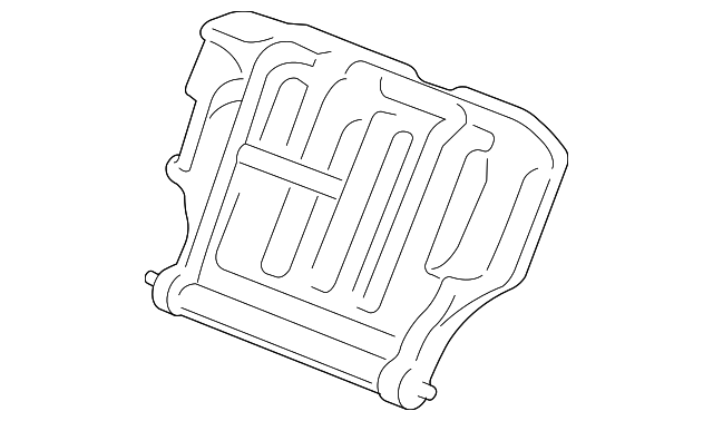 82126-S5S-G11 FRAME, R. RR. SEAT-BACK