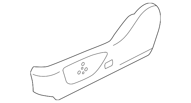 64115SC110JC Деталь OUTER COVER, LEFT