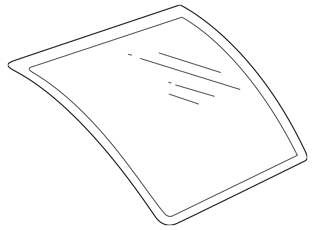 15200768 Деталь QTR GLASS, LEFT