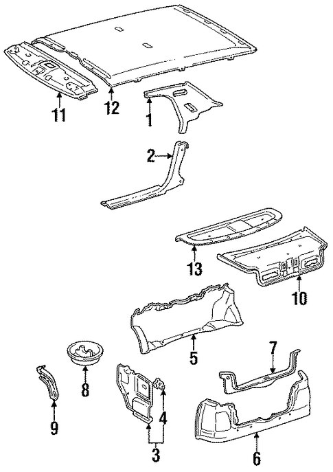 LS400 INTERIOR TRIM