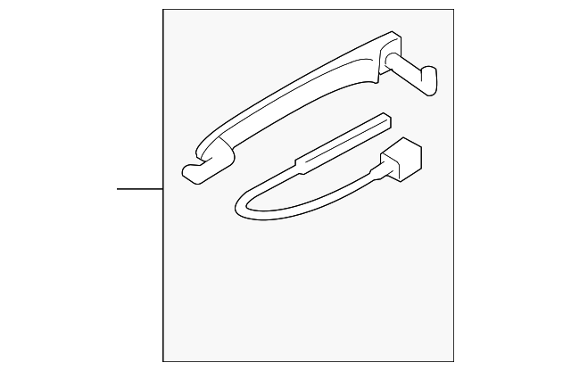 5716A074HH Деталь HANDLE, OUTSIDE, RIGHT