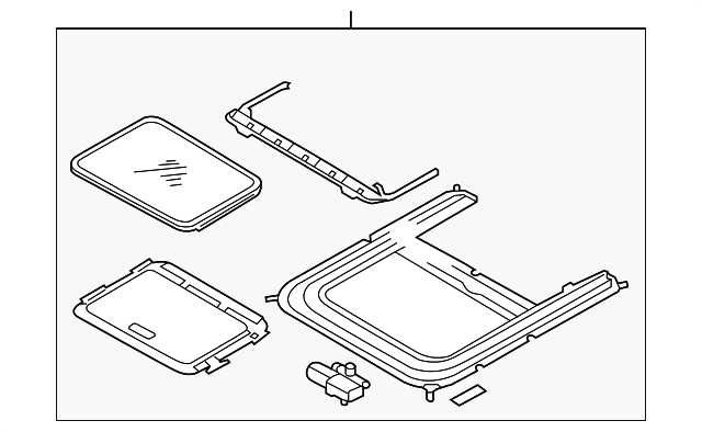 91205-ZM70A Деталь SUNROOF ASSY