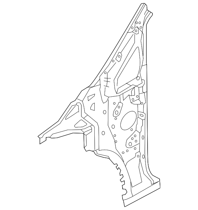 71210-A9000 Деталь INNER HINGE PLR, LEFT