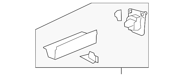 23369587 Деталь REAR RAIL, LEFT