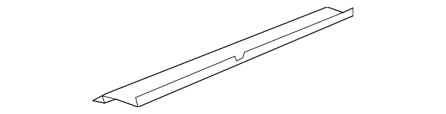 23298666 Деталь CLOSING PLATE FILLER PANEL, RIGHT
