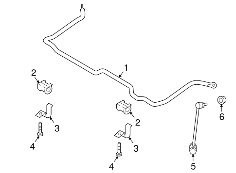 Rio STABILIZER BAR & COMPONENTS