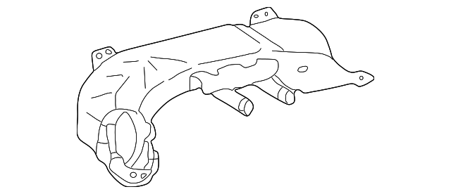 55843-20350 Деталь OUTER DUCT, LEFT