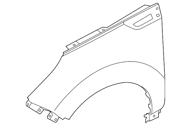 66311-B2000 Деталь FENDER, LEFT