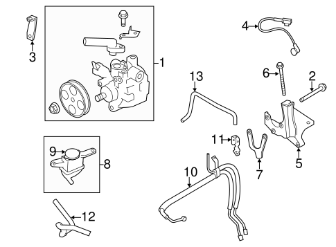 Impreza PUMP & HOSES