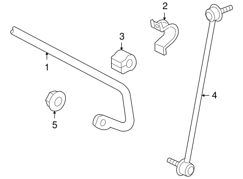 Golf STABILIZER BAR & COMPONENTS
