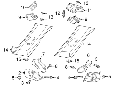 Dakota ENGINE & TRANS MOUNTING 2