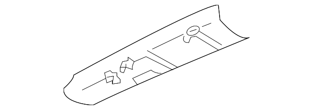 6550A007XA Деталь MOLDING, LEFT