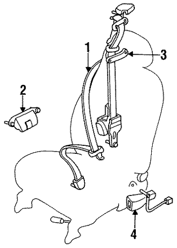 MX-3 FRONT SEAT BELTS