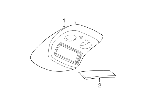 Escalade ESV OVERHEAD CONSOLE 2