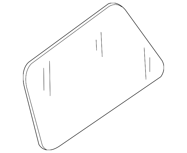 83306-EA00B Деталь SIDE GLASS, RIGHT