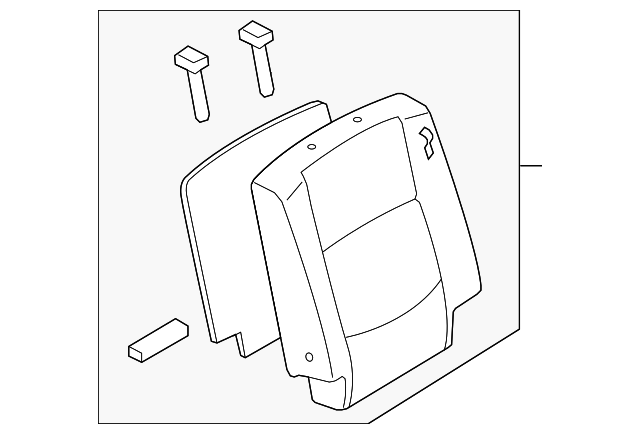 CE4988230A34 Деталь SEAT BACK ASSY, RIGHT