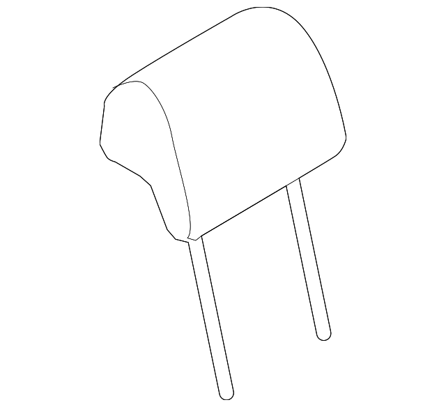 C345-88-240A-02 Деталь HEADREST, RIGHT