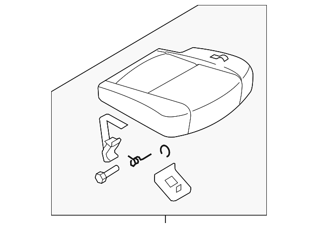C31588210B02 Деталь SEAT CUSHION, RIGHT