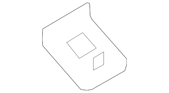 C243-88-2P7-34 Деталь COVER, RIGHT