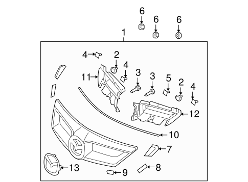 3 GRILLE & COMPONENTS 3