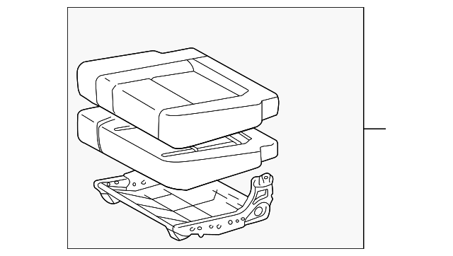 79230-0C010-B0 Деталь SEAT CUSHION, LEFT