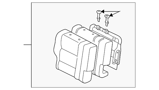 79240-0C010-B0 Деталь SEAT BACK ASSY, RIGHT