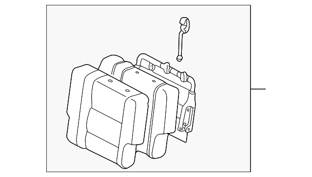 79250-0C010-E0 Деталь SEAT BACK ASSY, LEFT