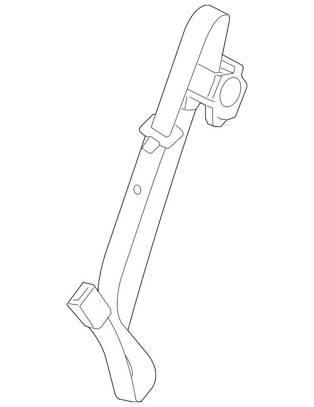 6L8Z-78611B64-AB Деталь CENTER SEAT BELT
