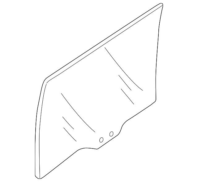 LE43-73-511 Деталь GLASS, LEFT