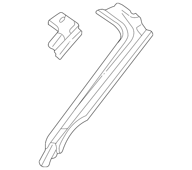 12515653 Деталь WINDSHIELD FRAME, LEFT