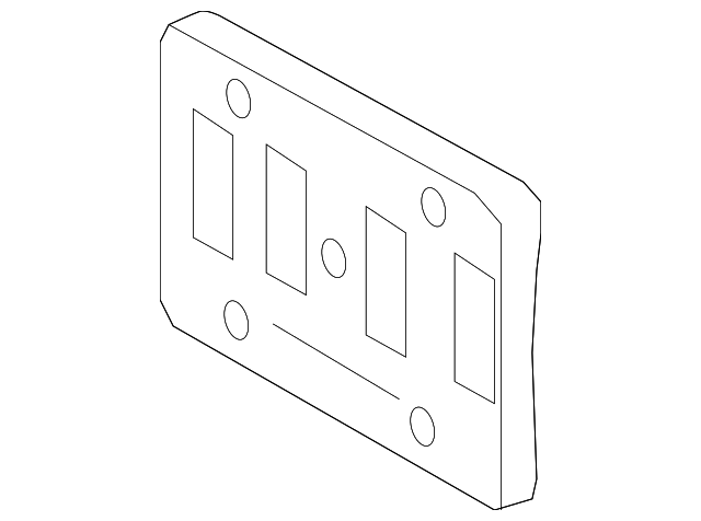 75101-0T010 Деталь LICENSE PANEL