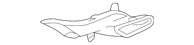92266396 Деталь DEFROSTER DUCT, LEFT