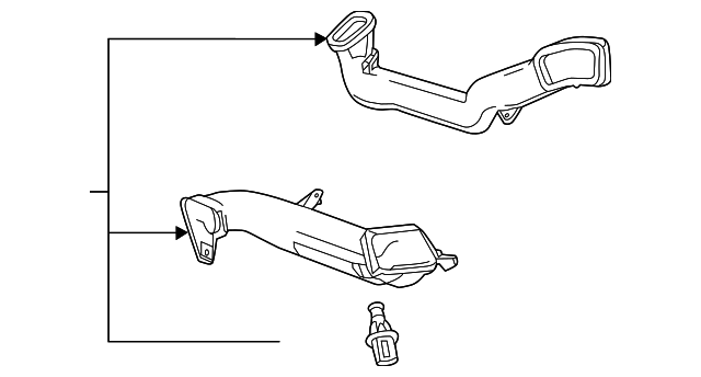 92270111 Деталь OUTLET DUCT, LEFT