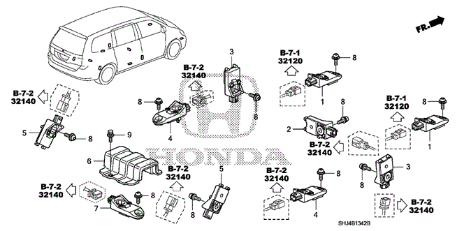 ODYSSEY SRS SENSOR (-'06)