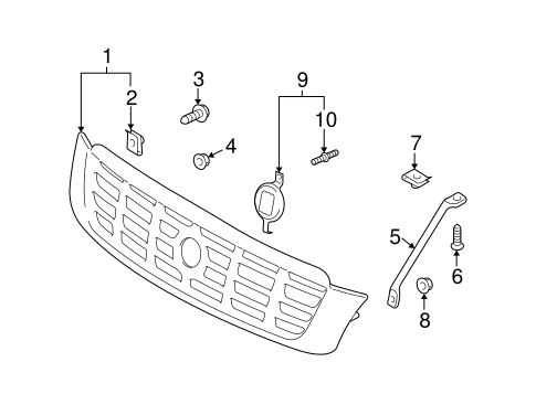 DeVille GRILLE & COMPONENTS