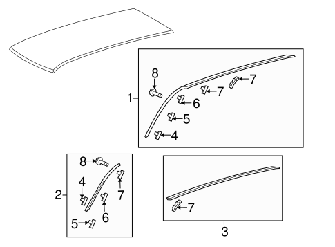 Outlander EXTERIOR TRIM - ROOF