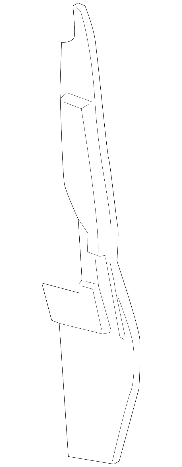 10375082 Деталь SOUND ABSORBER, RIGHT