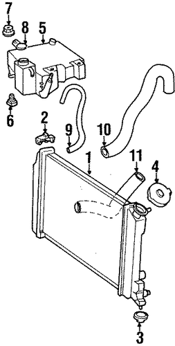 Hombre RADIATOR & COMPONENTS