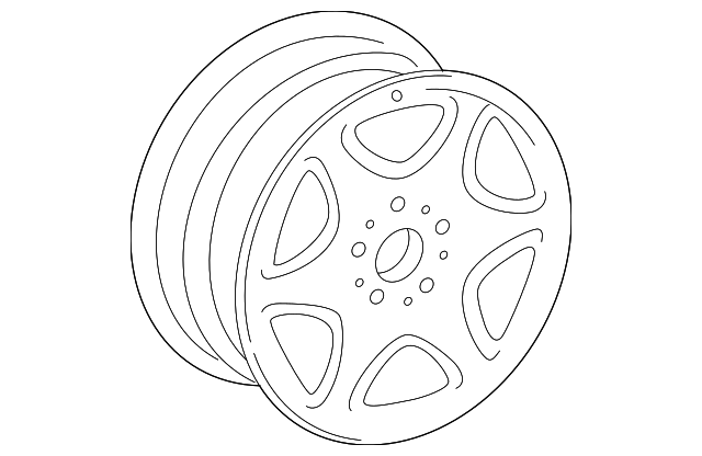 6-6-47-0526 WHEEL, ALLOY