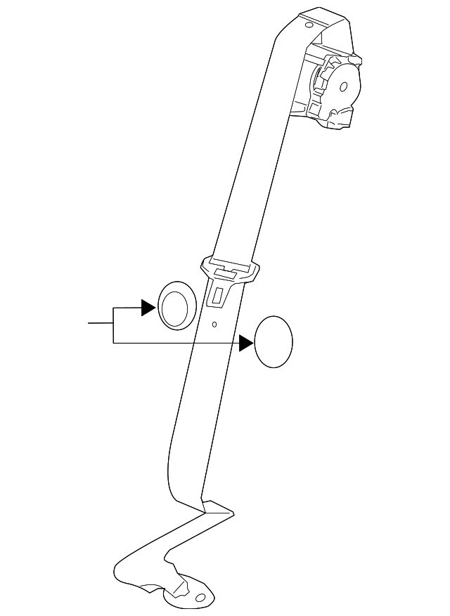 19331199 Деталь CENTER BELT ASSY
