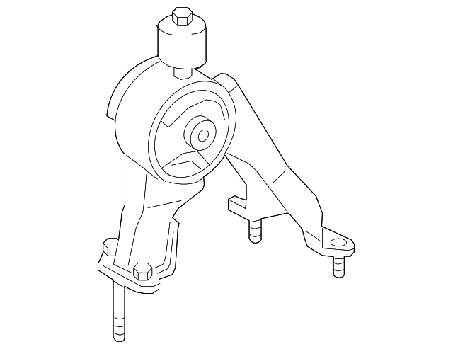 12371-0T260 Деталь REAR MOUNT