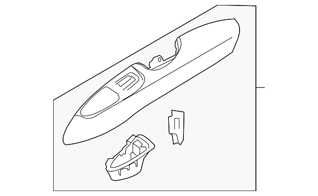 829401MA0C Деталь ARMREST, RIGHT