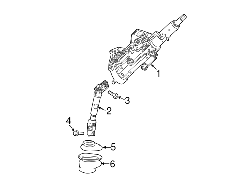LaCrosse STEERING COLUMN ASSEMBLY