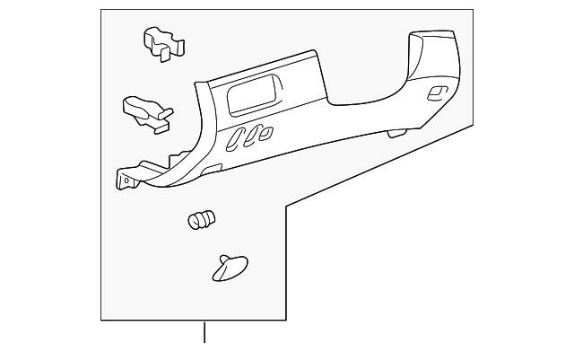 55046-AE010-B0 Деталь LOWER DASH PANEL