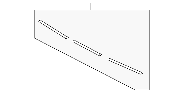 87364-3W000 Деталь TAIL GATE TRIM PROTECTOR