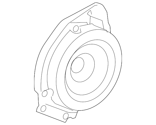 93357472 Деталь REAR DR SPEAKER, RIGHT